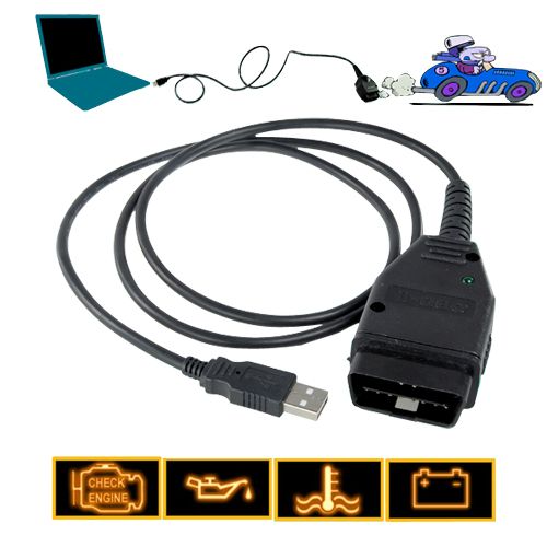 VAG COM Tacho 2.5 USB to OBD II Interface Cable  