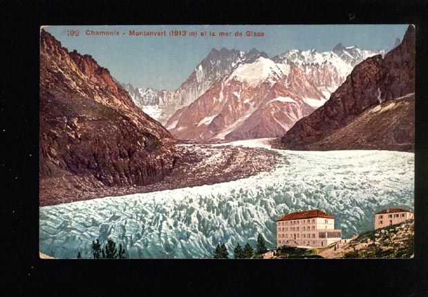 CHAMONIX Montanvert mountain Vintage PC  