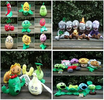 30 PC New Soft Plants Vs Zombies Plush toy doll gift  