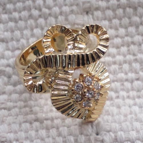 New Banana Republic Ring #6 Gift Woments Jewelry Fashion Gold Tone 