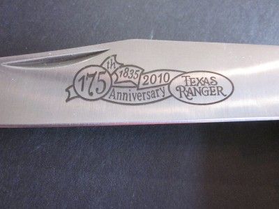 Schrade Texas Ranger 175th Anniversary Trapper Knife  