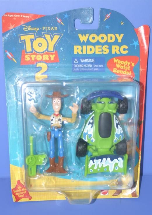 DISNEY TOY STORY Woody RIDES RC Car Figure MATTEL  