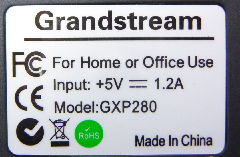 GRANDSTREAM GXP 280 1 LINE PBX VOIP IP PHONE GXP280  