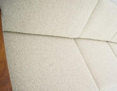 Danish Mid Century Modern Teak Sofa New Knoll Wool Upholstery  