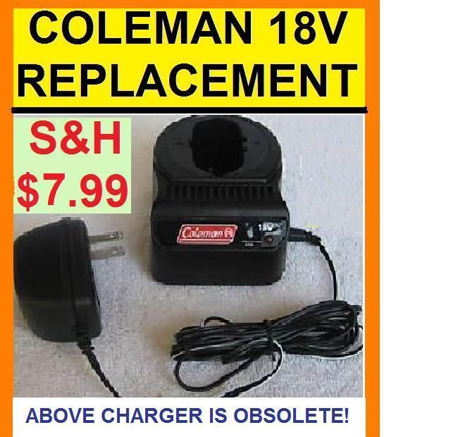Coleman (Obsolete) 18v Volt Battery Charger Replacement  
