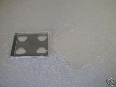 1000 NEW CD CASE POLY SLEEVE W/SEAL, CLEAR  