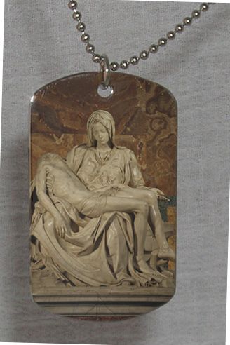 Michelangelo Pieta Jesus Christ Passion Mary Medal  