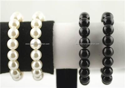 Faux Pearl SetNecklace,Bracelet,Earrings.10mm/20 mm  