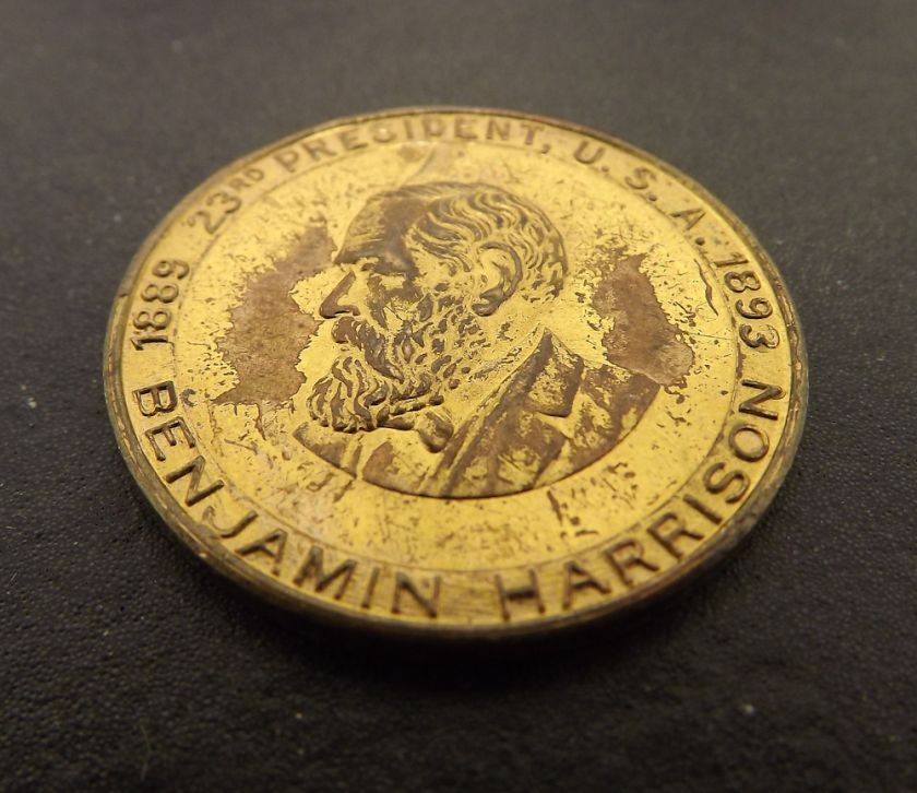 Vintage Benjamin Harrison 1889 1893 23rd President U.S.A Coin  