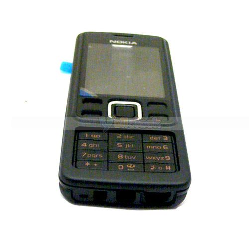 New For Nokia 6300 black housing faceplate cover case  