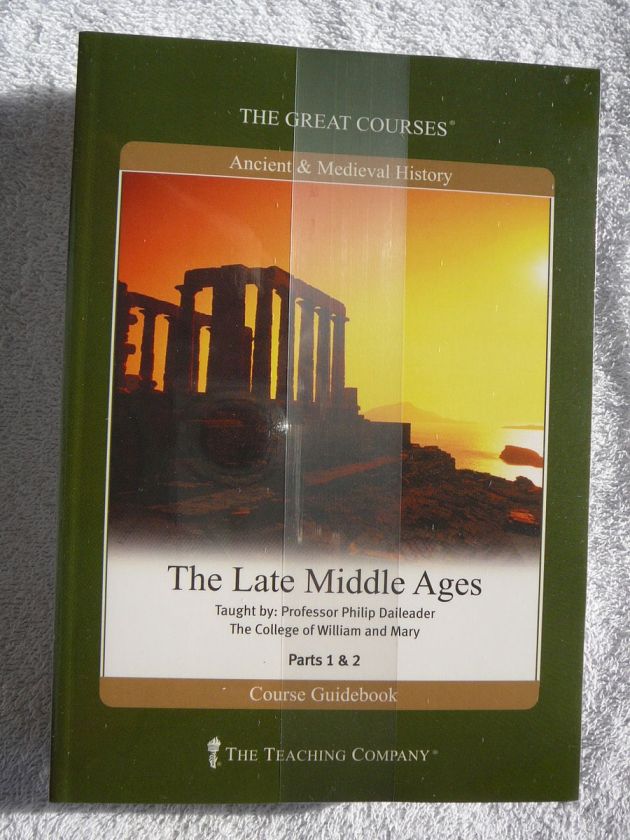 Teaching Co Great Course LATE MIDDLE AGES DVDs Brand New  