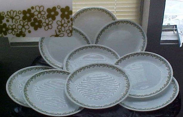 Corelle by Corning Spring Blossom 10 Dinner Plates chip  