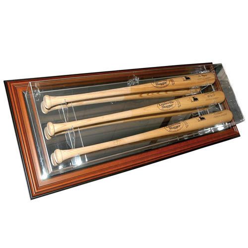Caseworks Baseball Bat Display Case (BAS 237 3 W/B/M) Made in the USA 