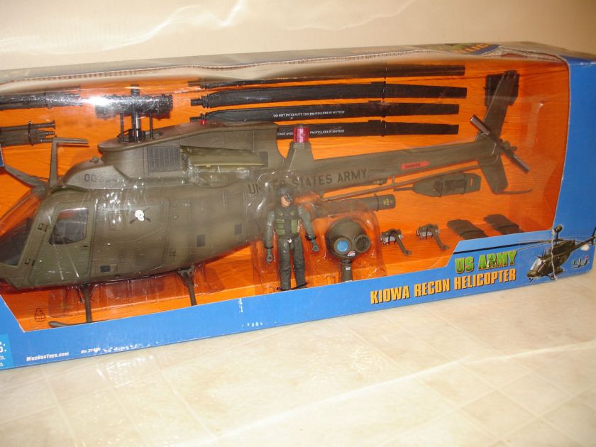 18 BBI Blue Box Elite Force Kiowa US Army OH 58 Recon Helicopter 