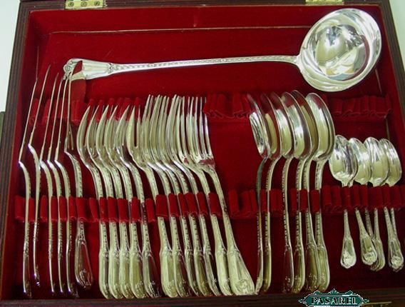 Odiot French Sterling Silver 42pcs Flatware Cutlery Set  