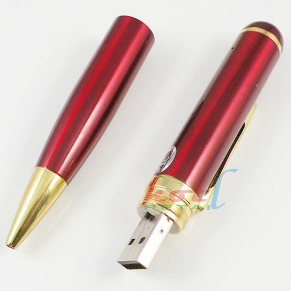 Red 4GB Spy Pen Camera Camcorder USB Video Recorder DVR  