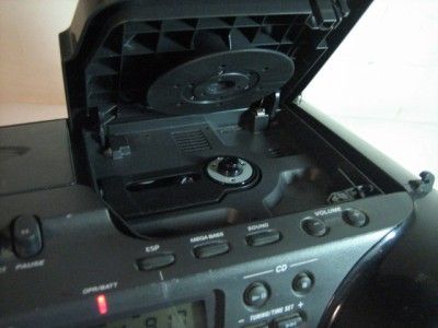 W15) Sony ESP Sports Water Resistant AM FM Radio Cassette CD Player 