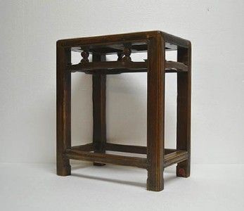 Unique Southern China Old Wooden Stool Table MAR12 04  