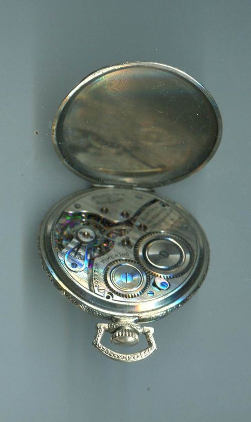 ILLINOIS TIME KING 21 JEWEL POCKET WATCH SER # 5072708  